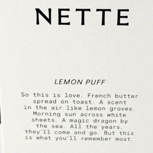NETTE LEMON PUFF 3ml MINI TRAVEL SPRAY